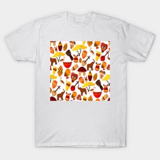 earth tone theme african music pattern T-Shirt